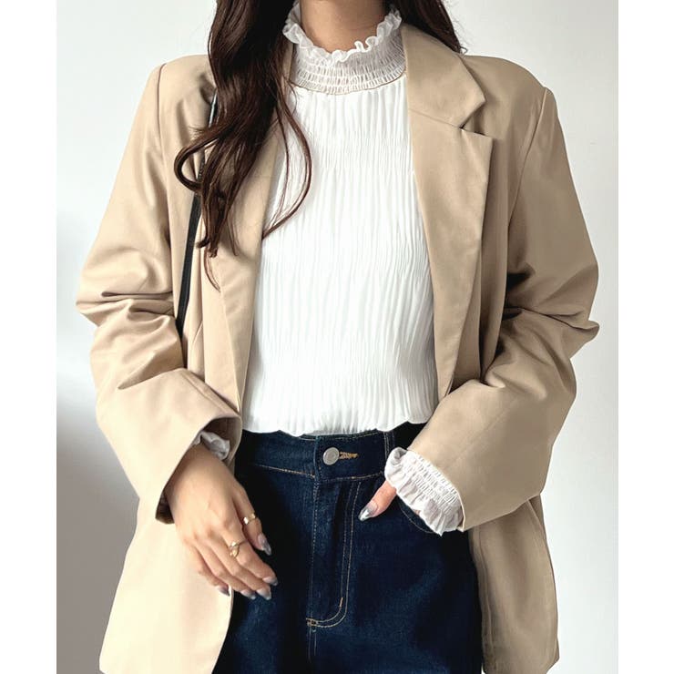 着る毛布の暖かさ。裏起毛ギャザートップス | futier land | 詳細画像24 