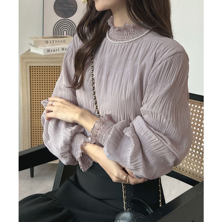 着る毛布の暖かさ。裏起毛ギャザートップス | futier land | 詳細画像16 