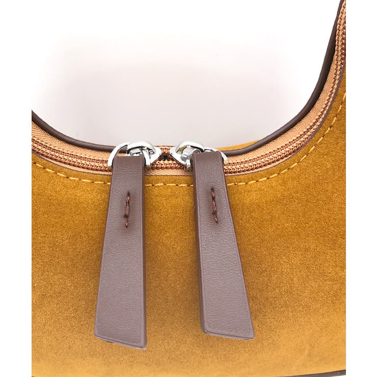ブラウン スエード トライアングルハンドバッグ スエードトライアングルバッグ | Suede triangle bag (eri. select)