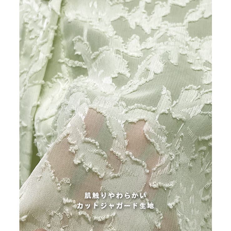 大人っぽく着こなす主役アイテム。ジャガードフラワーシアーシャツ | futier land | 詳細画像5 