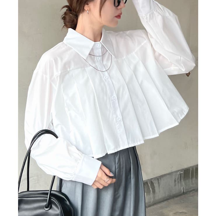 Spick＆Span ブラウス シャツ 「追加」コットンシルクフロント