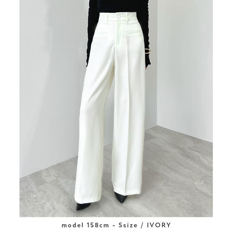 魅力ある美シルエット。センタープレスストレートスラックス | futier land | 詳細画像5 