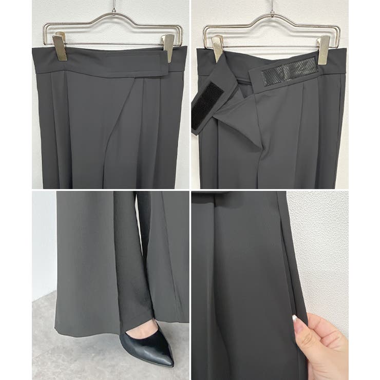 ベルトいらないモードなスタイル。 テープベルトタックスラックス | futier land | 詳細画像9 