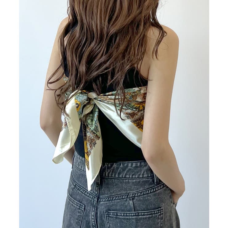 上品さを纏う。シルクタッチ大判スカーフ | futier land | 詳細画像17 