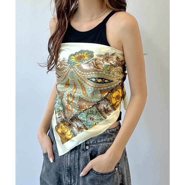 上品さを纏う。シルクタッチ大判スカーフ | futier land | 詳細画像15 