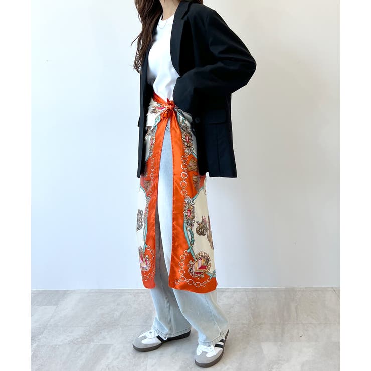 上品さを纏う。シルクタッチ大判スカーフ | futier land | 詳細画像12 