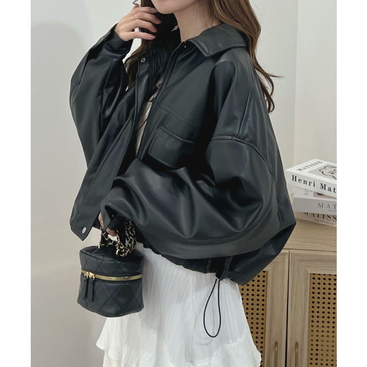 大人カジュアルスタイルを引き立てる。裾ドロストソフトフェイク