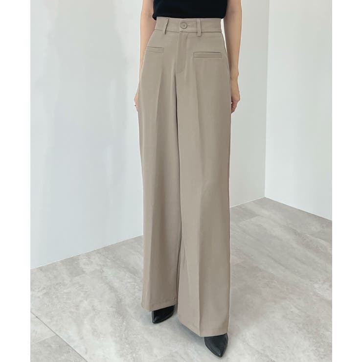 魅力ある美シルエット。センタープレスストレートスラックス | futier land | 詳細画像12 