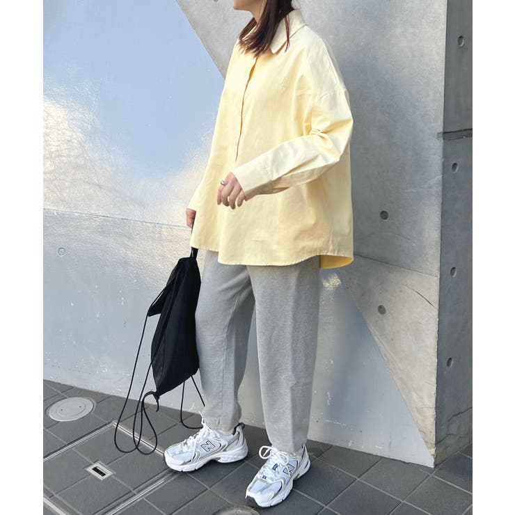 《ABYS》サッと羽織って大人カジュアル映え。ワンポイント刺繍BIGシャツ | futier land | 詳細画像14 