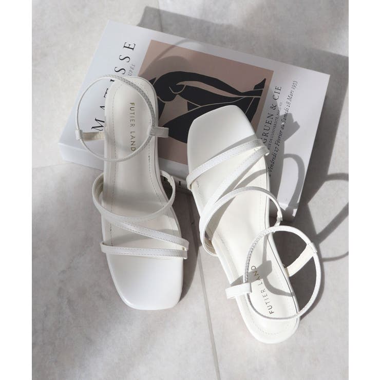 片手でサッと履ける。ゴムストラップナローサンダル | futier land | 詳細画像14 