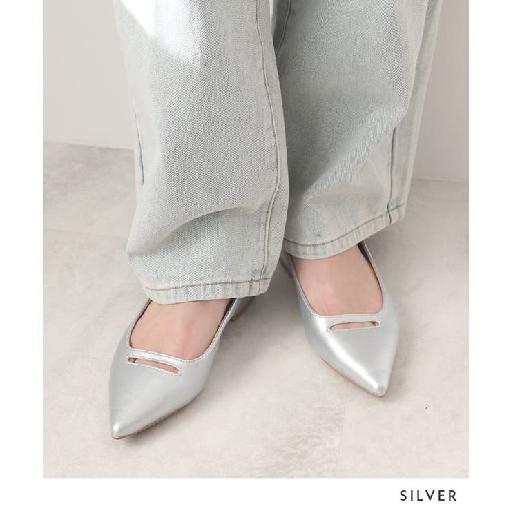 かかとモチモチフィットフロントカットアウトパンプス | futier land | 詳細画像5 