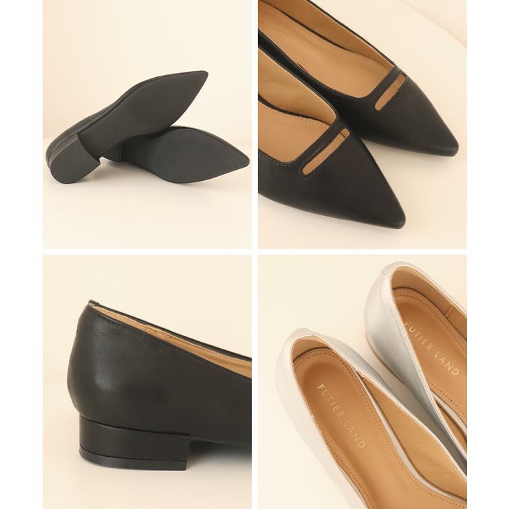 かかとモチモチフィットフロントカットアウトパンプス | futier land | 詳細画像8 