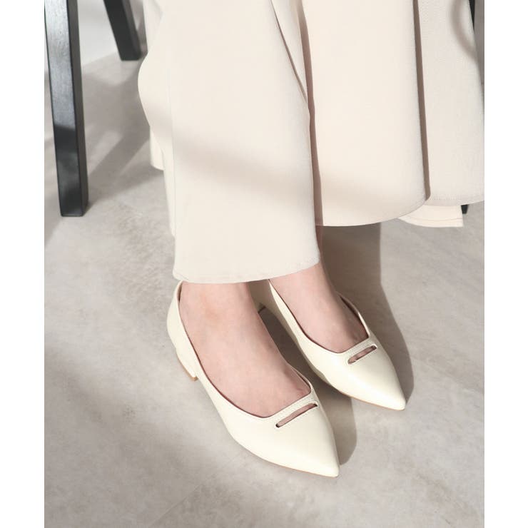 かかとモチモチフィットフロントカットアウトパンプス | futier land | 詳細画像21 