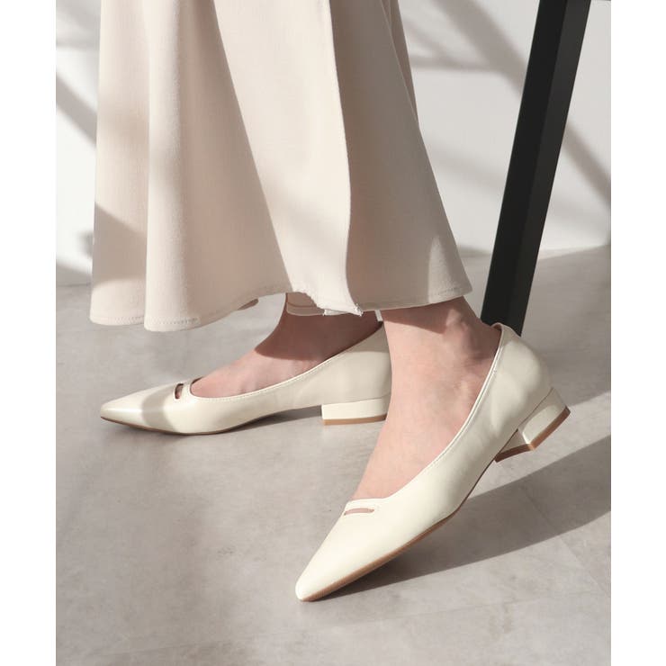 かかとモチモチフィットフロントカットアウトパンプス | futier land | 詳細画像18 