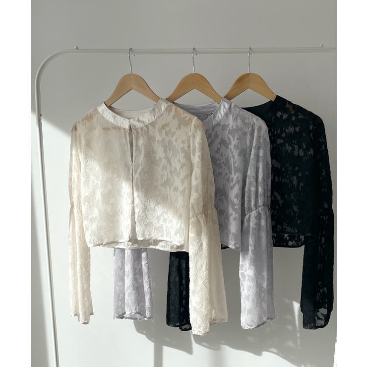 オケージョンも映える高級感を演出。ジャガードフラワーショートボレロ | futier land | 詳細画像23 