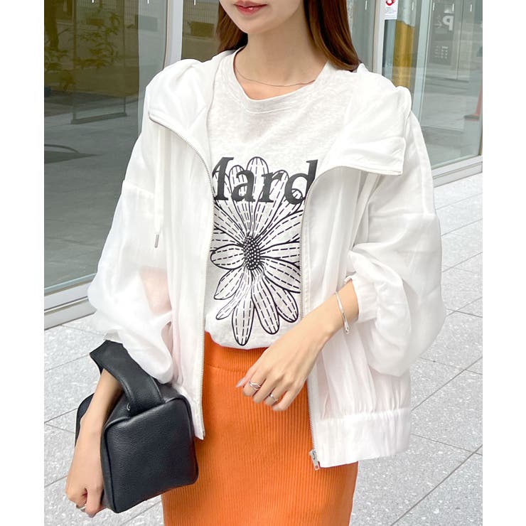 旬な透け感を演出。フード付きシアーボリュームマウンテンパーカー | futier land | 詳細画像18 