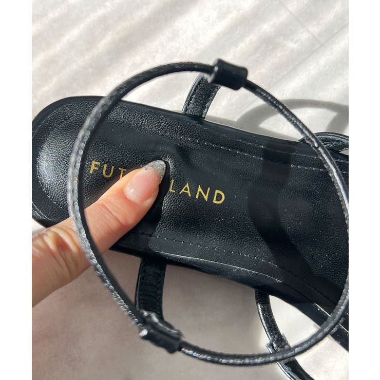 片手でサッと履ける。ゴムストラップナローサンダル | futier land | 詳細画像18 