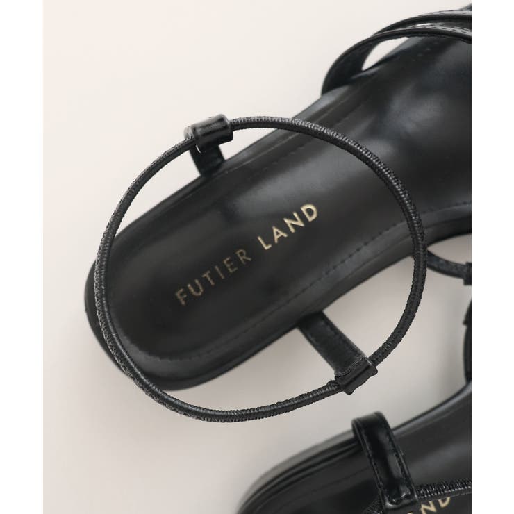 片手でサッと履ける。ゴムストラップナローサンダル | futier land | 詳細画像15 