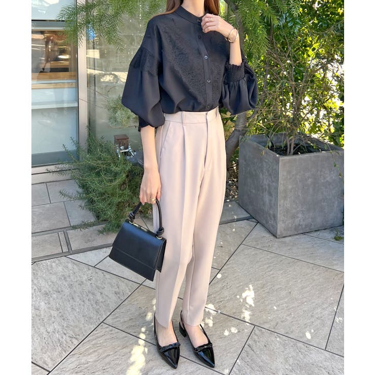 レースが上品で高見え。レースドッキングブラウス | futier land | 詳細画像10 