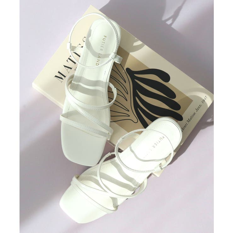 片手でサッと履ける。ゴムストラップナローサンダル | futier land | 詳細画像12 