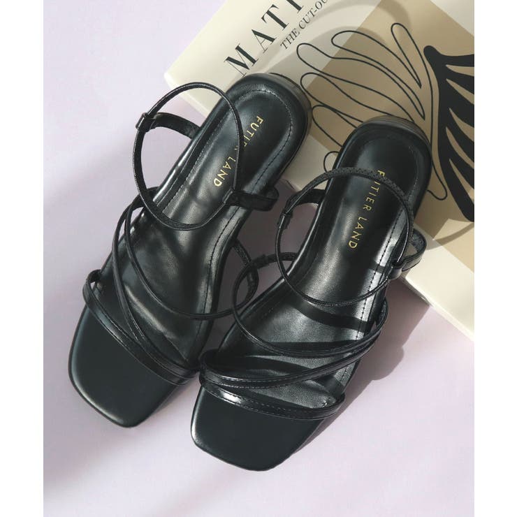 片手でサッと履ける。ゴムストラップナローサンダル | futier land | 詳細画像13 