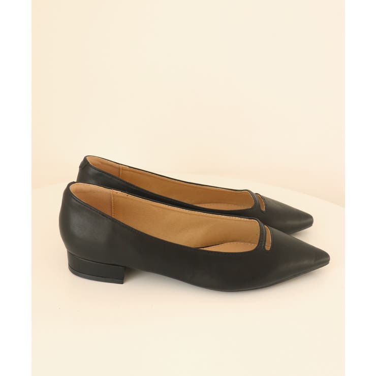 かかとモチモチフィットフロントカットアウトパンプス | futier land | 詳細画像32 