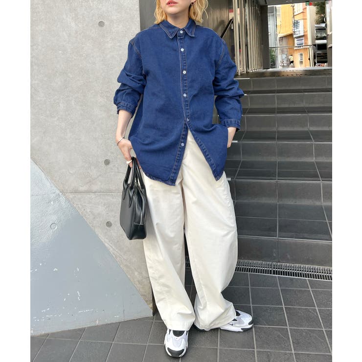 《ABYS》ロングシーズン着回しが叶う。オーバーサイズ デニムシャツ | futier land | 詳細画像22 