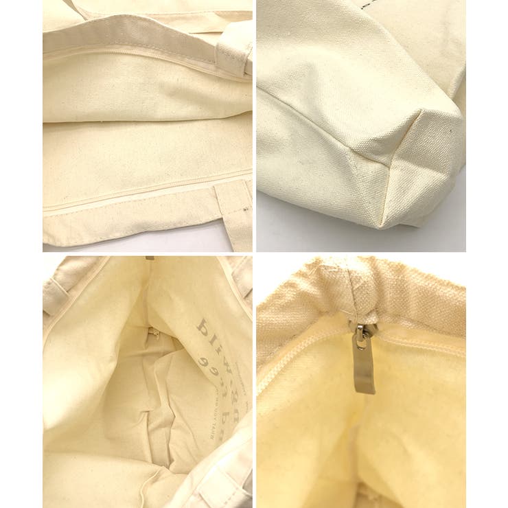 デイリーにアクセント映え。ファスナー付きキャンバストートバッグ | futier land | 詳細画像8 