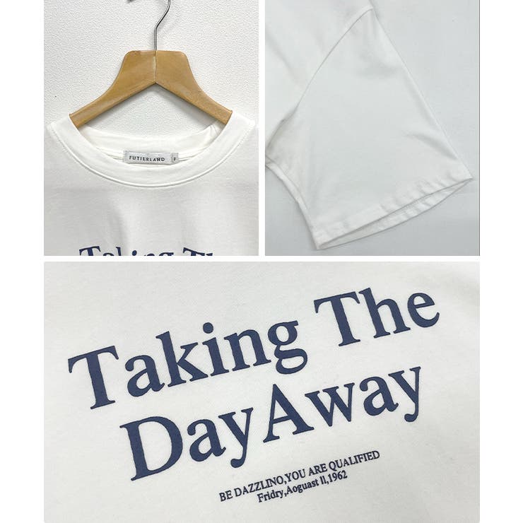 ナチュラルな着心地が魅力！コットン100％配色ロゴプリントTシャツ | futier land | 詳細画像8 