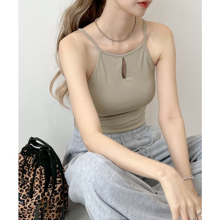 ヘルシーな抜け感。カップ付きアメスリキャミ | futier land | 詳細画像14 