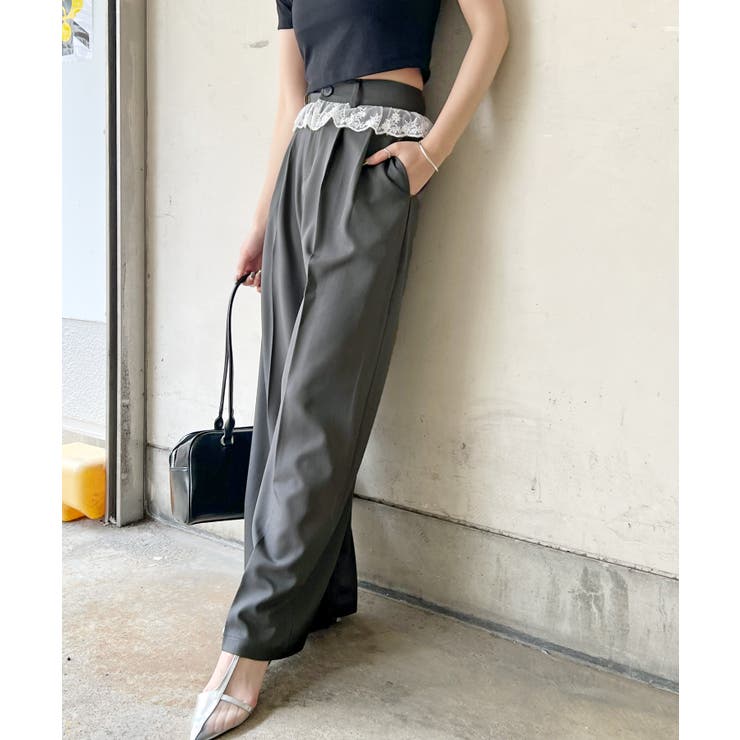 トレンド感たっぷり。ウエストフリルスラックス | futier land | 詳細画像22 