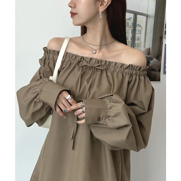 モカ | 着こなし自由自在。ブロードマルチウェイプルオーバー | futier land