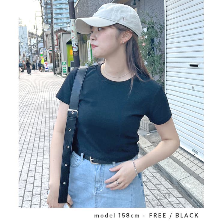 《ABYSアビス》着心地抜群のショート丈T。ワンポイント刺繍クロップドTシャツ | futier land | 詳細画像6 