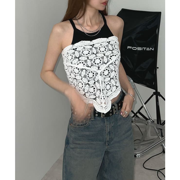 コーデのアクセントに。フローラルレースバブーシュカ/スカーフ | futier land | 詳細画像11 