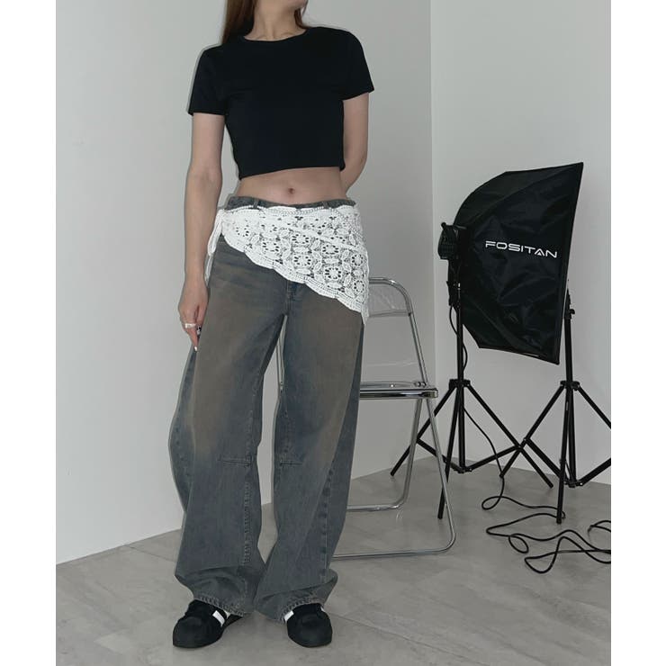 コーデのアクセントに。フローラルレースバブーシュカ/スカーフ | futier land | 詳細画像19 