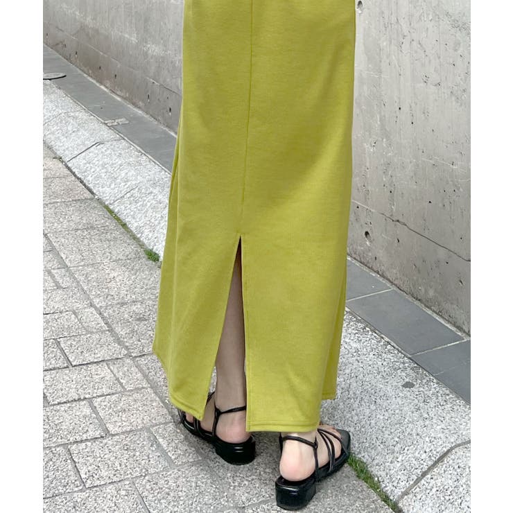 さりげなく肌見せを叶える。カットアウトリブカットソーワンピース | futier land | 詳細画像17 