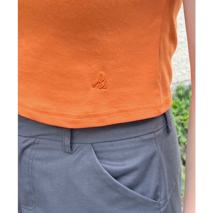 《ABYSアビス》着心地抜群のショート丈T。ワンポイント刺繍クロップドTシャツ | futier land | 詳細画像28 