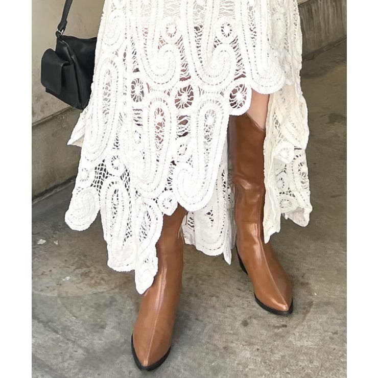 セットアップでも単品でも使える。カットレースアシンメトリースカート&トップス | futier land | 詳細画像17 