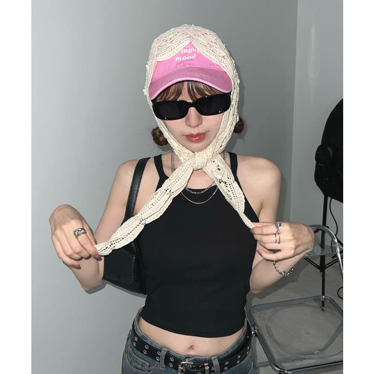 コーデのアクセントに。フローラルレースバブーシュカ/スカーフ | futier land | 詳細画像20 