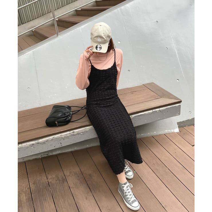 やわらかく動きやすい。チビフリルキャミワンピース | futier land | 詳細画像23 