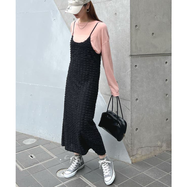 やわらかく動きやすい。チビフリルキャミワンピース | futier land | 詳細画像20 