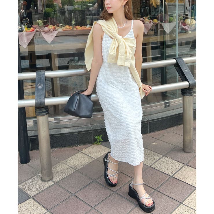 やわらかく動きやすい。チビフリルキャミワンピース | futier land | 詳細画像12 