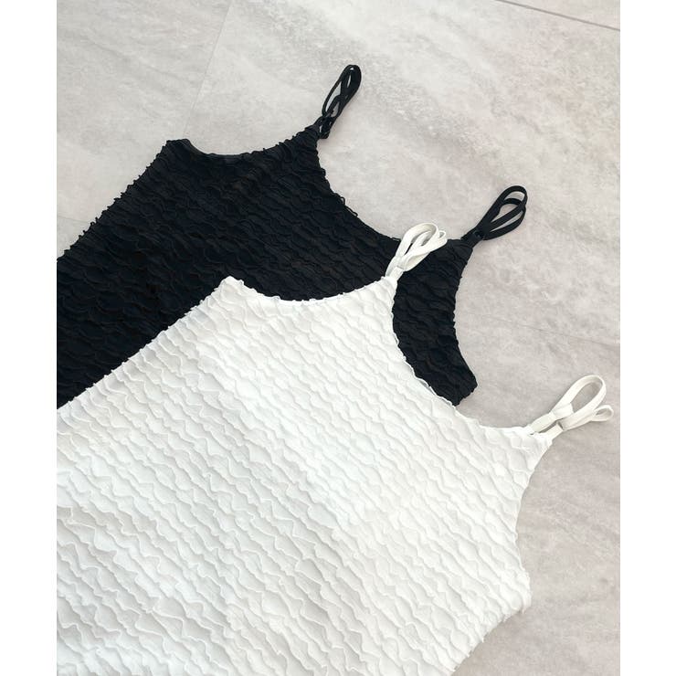 やわらかく動きやすい。チビフリルキャミワンピース | futier land | 詳細画像29 