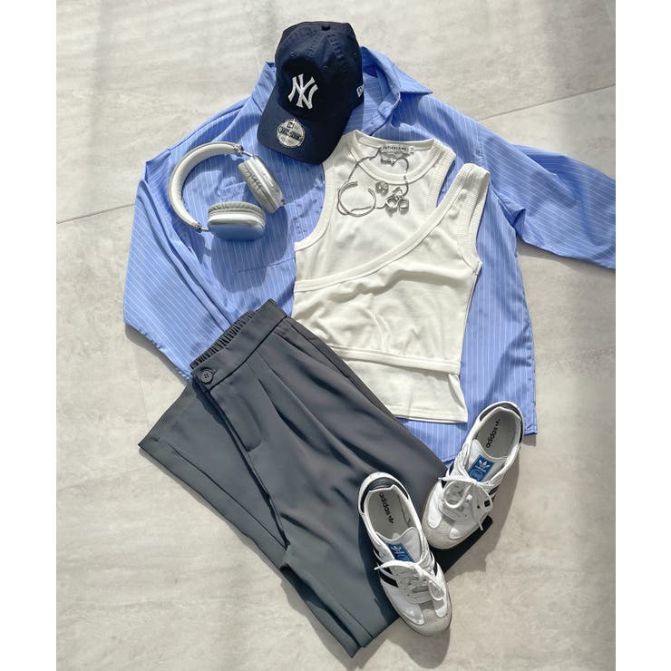 大人かわいい。レイヤードリブタンクトップ | futier land | 詳細画像21 