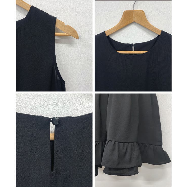 ふわっと広がるフリル！ティアードフリルチュニックワンピース	 | futier land | 詳細画像11 