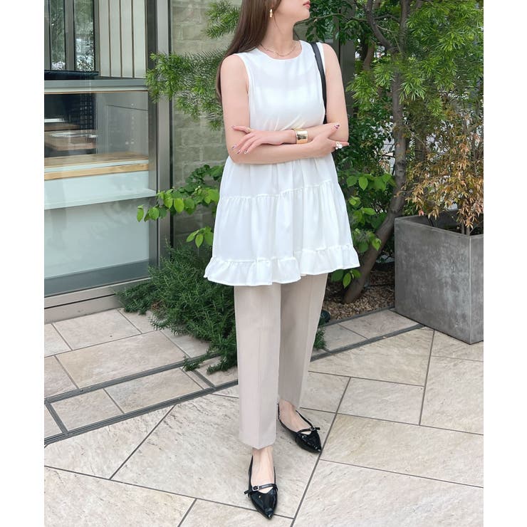 JOURNAL STANDARD 2025ティアードフリルワンピー Aライン Louere 2025 spring collection 】 ▪︎フリルティアードキャミ