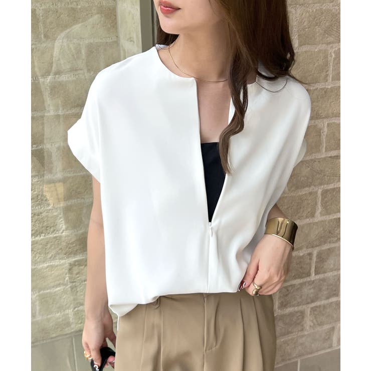 とろっとろした触感。とろみブラウス / 前後2way | futier land | 詳細画像10 