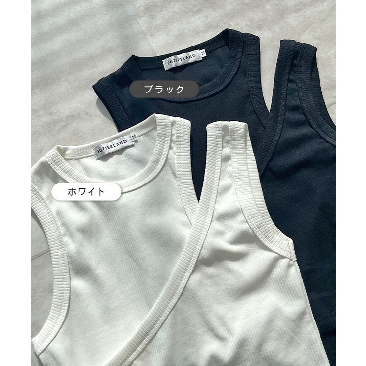 大人かわいい。レイヤードリブタンクトップ | futier land | 詳細画像3 