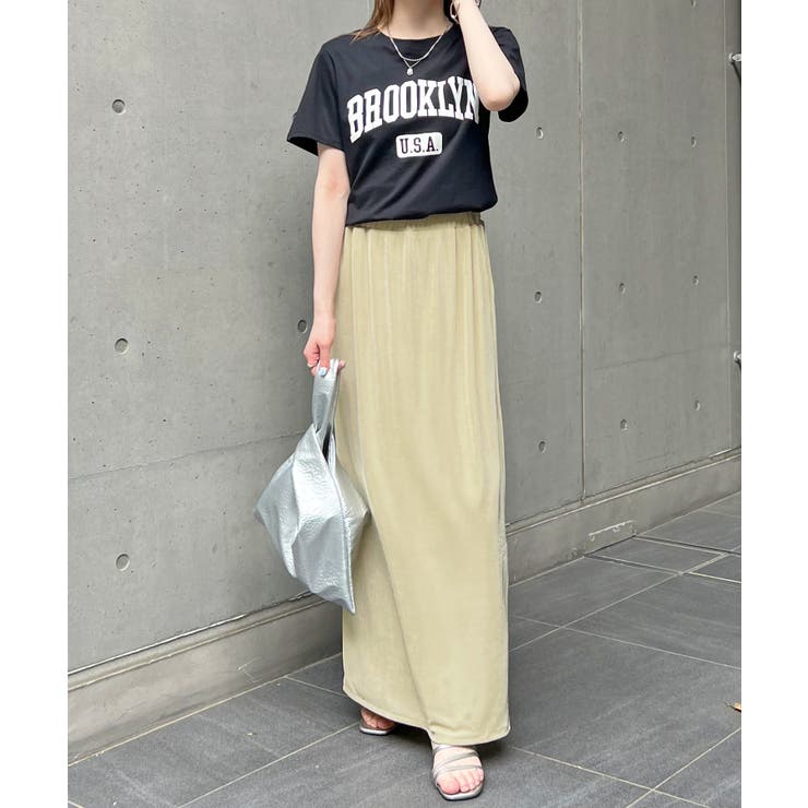 《ABYS》ひんやり接触冷感。ストレッチタイトナロースカート | futier land | 詳細画像16 