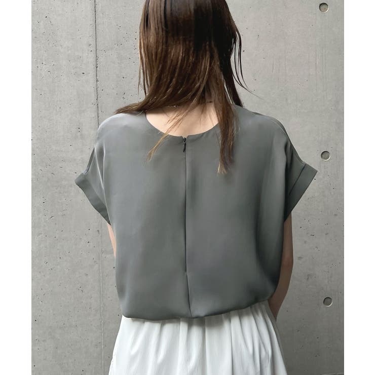 とろっとろした触感。とろみブラウス / 前後2way | futier land | 詳細画像34 